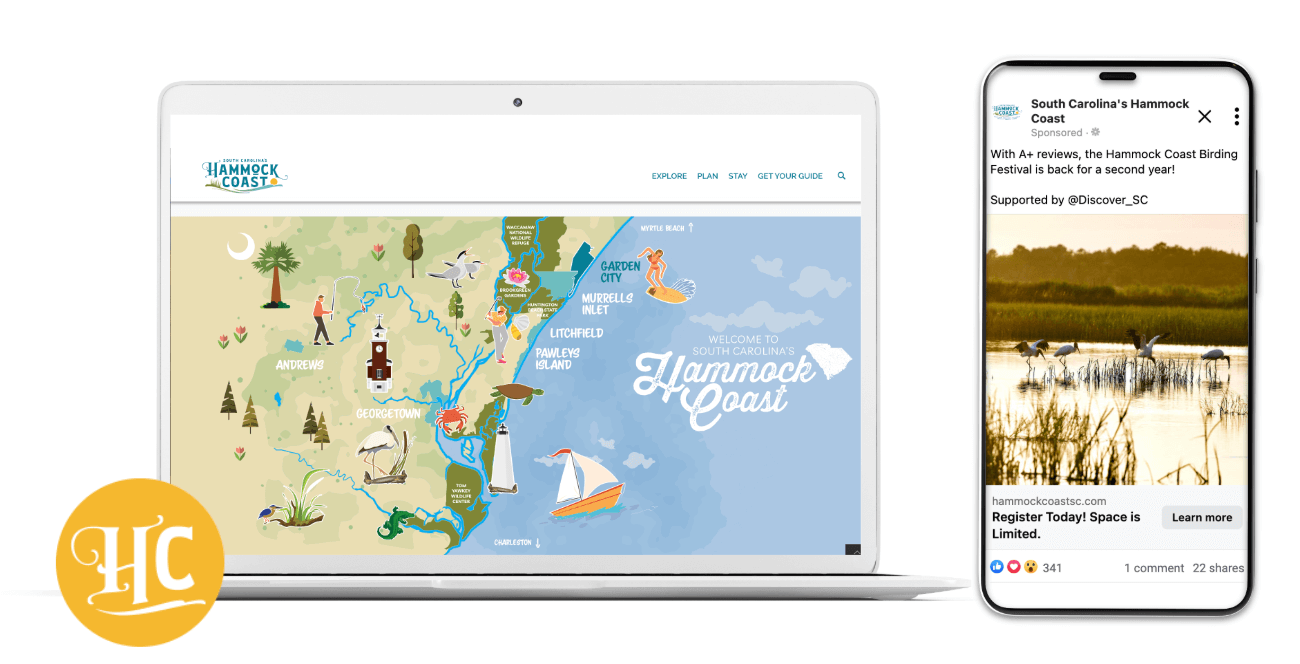 South Carolina's Hammock Coast | Brand Development